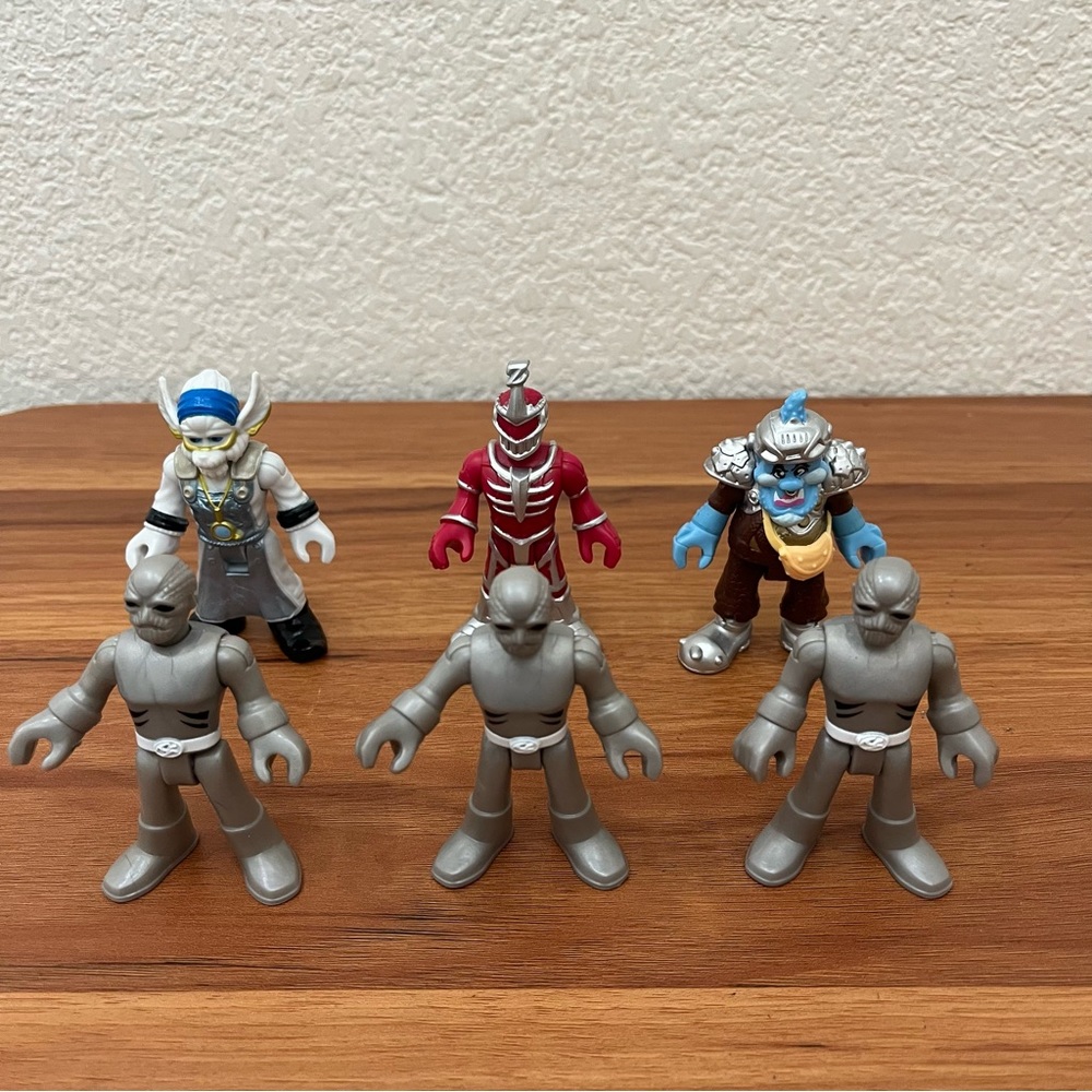 Imaginext Mighty Morphin Power Rangers Action Figure Loose Lot of 6